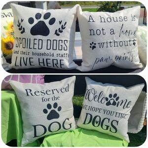 NEW Dog Cushions 🐾 18" x 18"